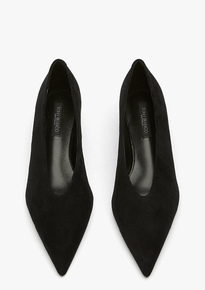 Cherry Black Suede